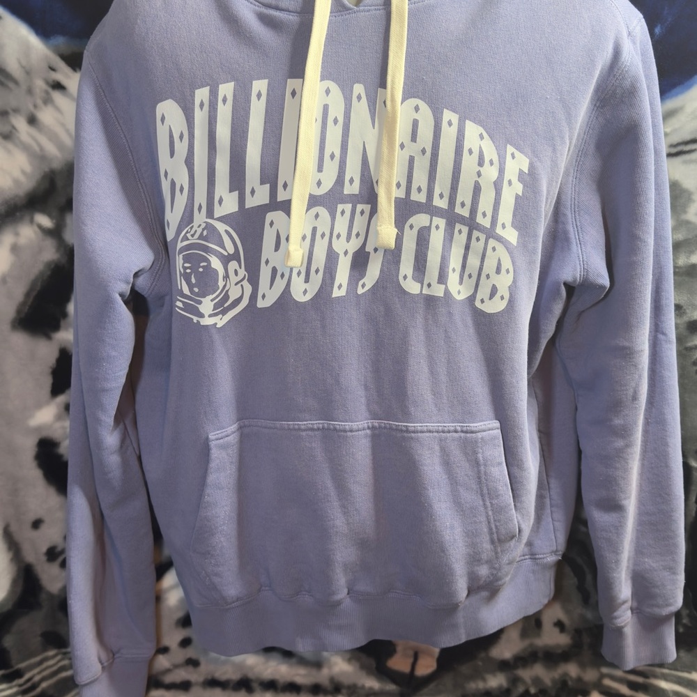 Billionaire Boys Club BB Vintage Arch Hoodie in Lavender Violet